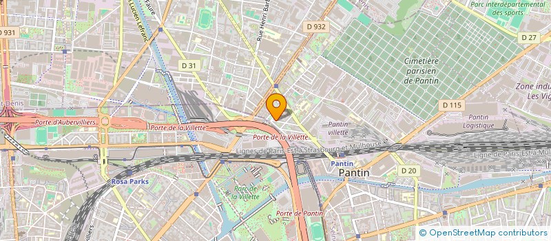 localisation de l'entreprise 831 156 930   PANTIN