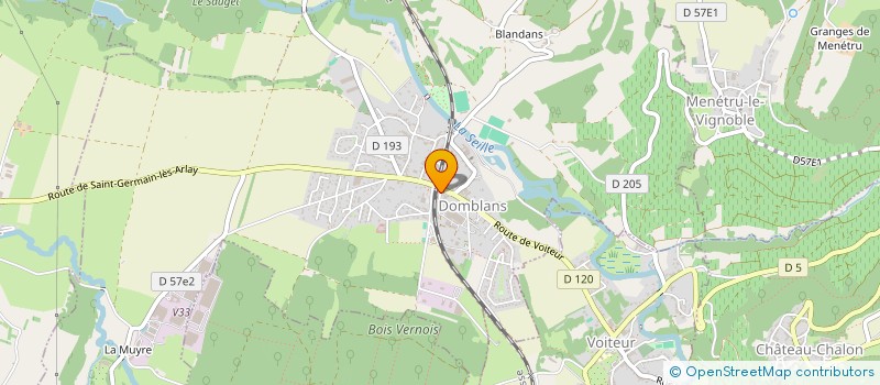 localisation de l'entreprise 831 178 215   DOMBLANS