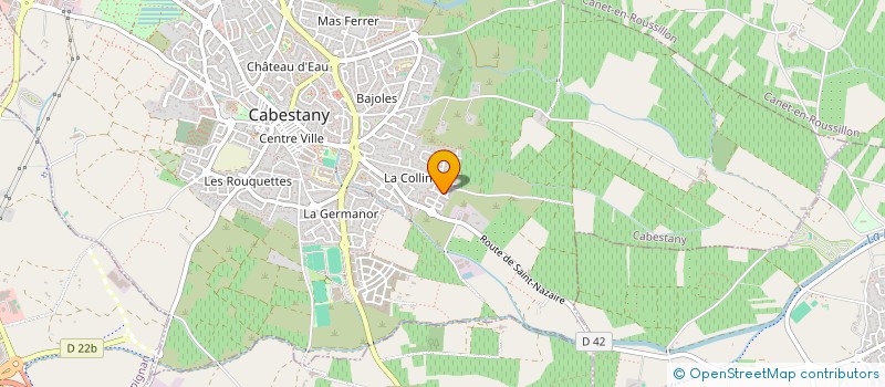 localisation de l'entreprise 831 228 085   CABESTANY