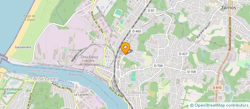 localisation de l'entreprise 831 263 769   BOUCAU