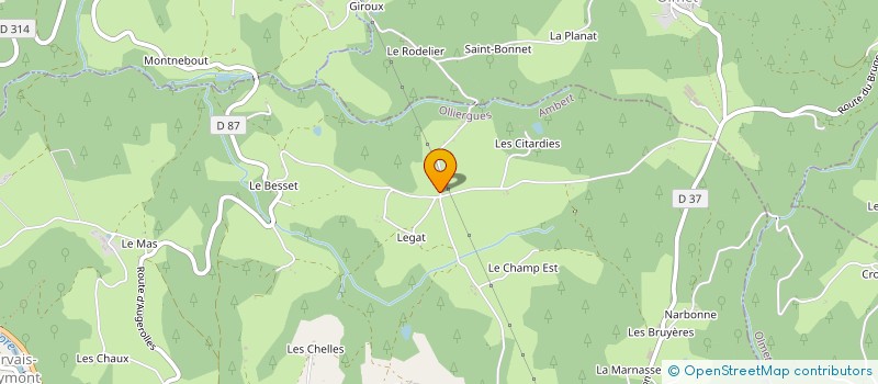 localisation de l'entreprise 831 289 145   OLLIERGUES