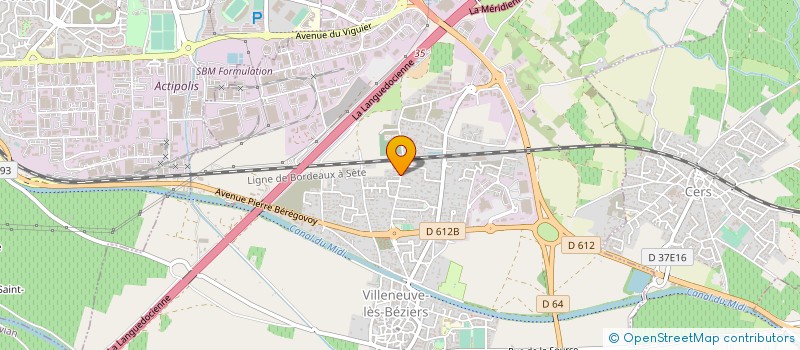 localisation de l'entreprise 831 292 248 à VILLENEUVE-LES-BEZIERS
