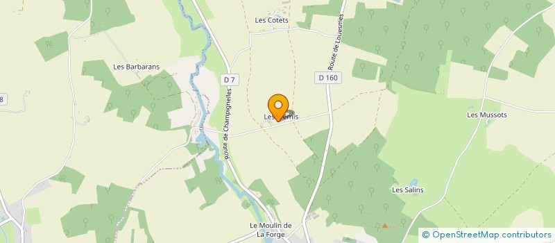 localisation de l'entreprise 831 292 883   VILLENEUVE LES GENETS