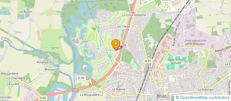 localisation de l'entreprise 831 316 344   BRUZ