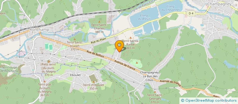 localisation de l'entreprise 831 333 166   CHAMPAGNEY