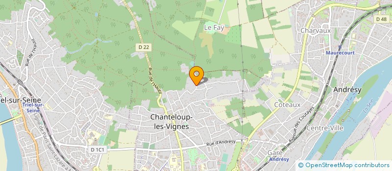 localisation de l'entreprise 831 343 629 à OLIVET