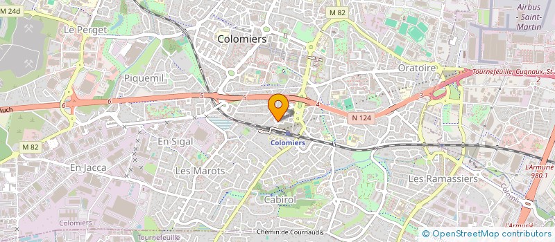 localisation de l'entreprise 831 350 350 à COLOMIERS