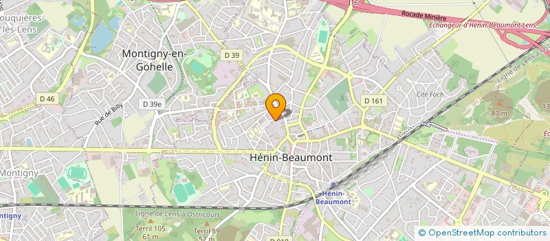 localisation de l'entreprise 831 368 519  à HENIN-BEAUMONT