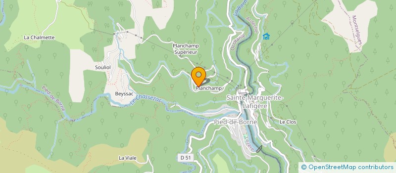 localisation de l'entreprise 831 388 582   PIED-DE-BORNE