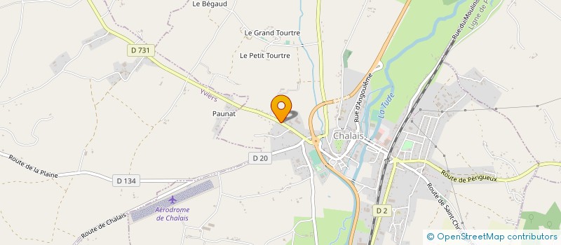 localisation de l'entreprise 831 414 529 à CHALAIS