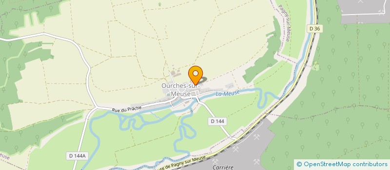 localisation de l'entreprise 831 425 699 à OURCHES SUR MEUSE