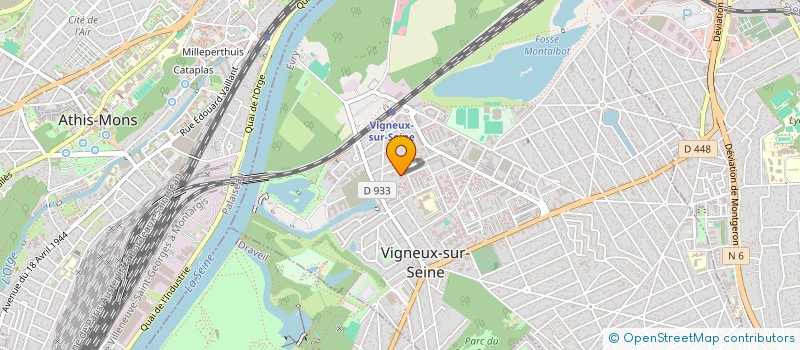 localisation de l'entreprise 831 510 623   VIGNEUX-SUR-SEINE