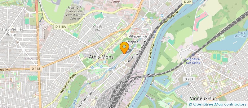 localisation de l'entreprise 831 510 631   ATHIS-MONS