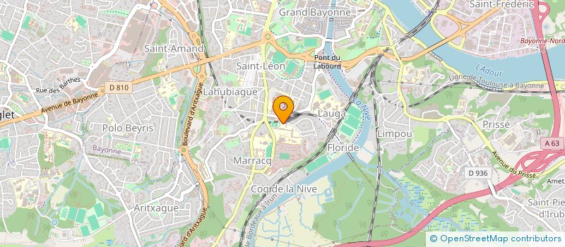 localisation de l'entreprise 831 512 538  à SAINT-JEAN-DE-LUZ