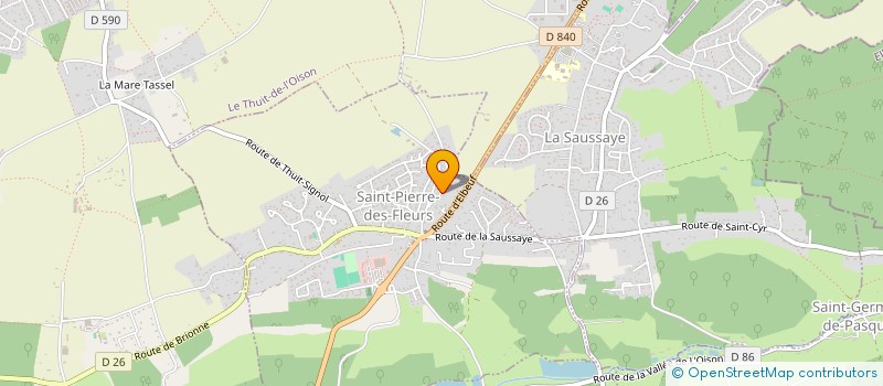 localisation de l'entreprise 831 518 428   BRIONNE