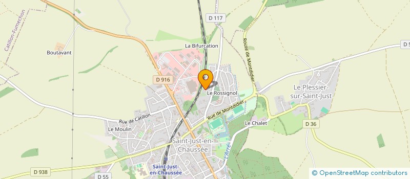 localisation de l'entreprise 831 552 625   SAINT-JUST-EN-CHAUSSEE