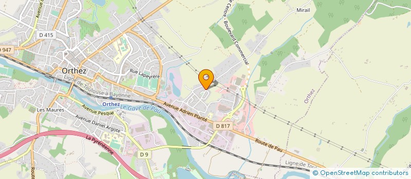 localisation de l'entreprise 831 566 005   BAIGTS-DE-BEARN