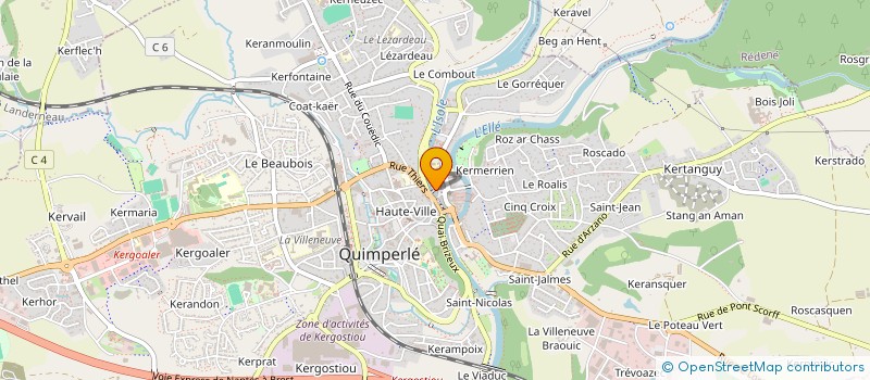 localisation de l'entreprise 831 571 823   QUIMPERLE