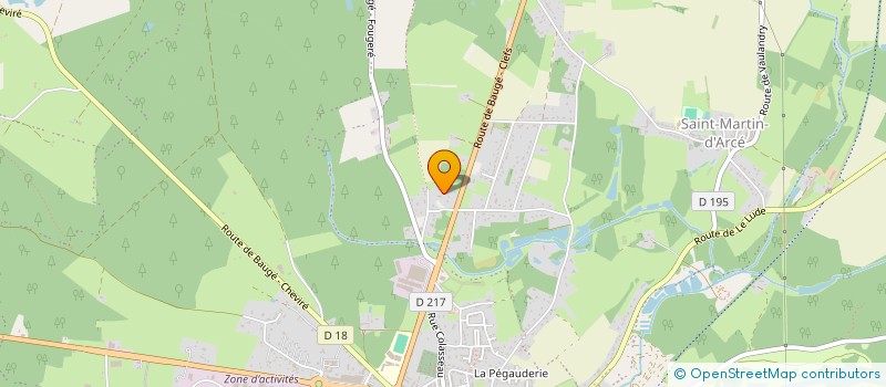 localisation de l'entreprise 831 574 702   BAUGE-EN-ANJOU