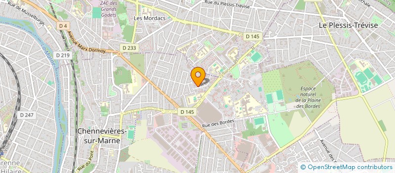 localisation de l'entreprise 831 575 170   CHENNEVIERES-SUR-MARNE