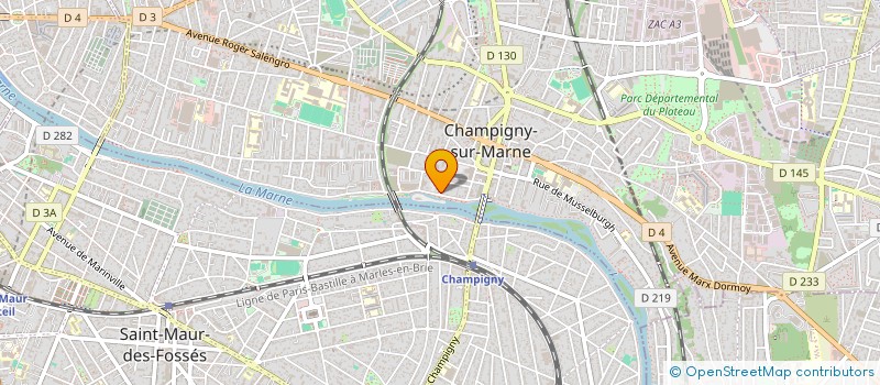 localisation de l'entreprise 831 575 204  à LE PLESSIS-TREVISE