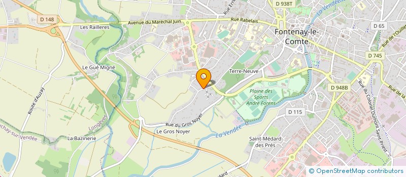 localisation de l'entreprise 831 615 059 à FONTENAY-LE-COMTE