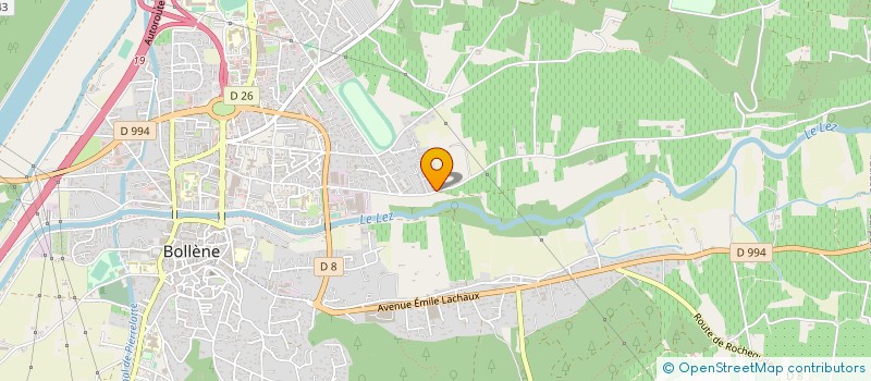 localisation de l'entreprise 831 634 076   BOLLENE