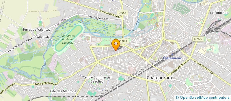 localisation de l'entreprise 831 634 605 à CHATEAUROUX