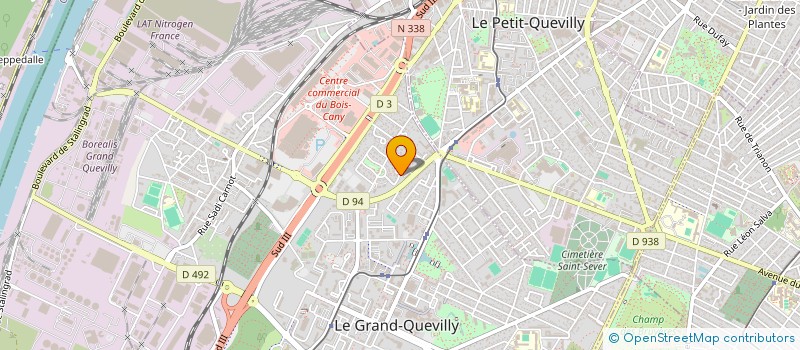 localisation de l'entreprise 831 641 725   LE GRAND-QUEVILLY