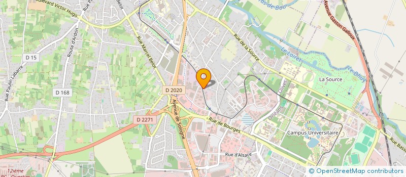 localisation de l'entreprise 831 656 483 à OLIVET
