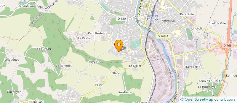 localisation de l'entreprise 831 662 739   PONTIVY