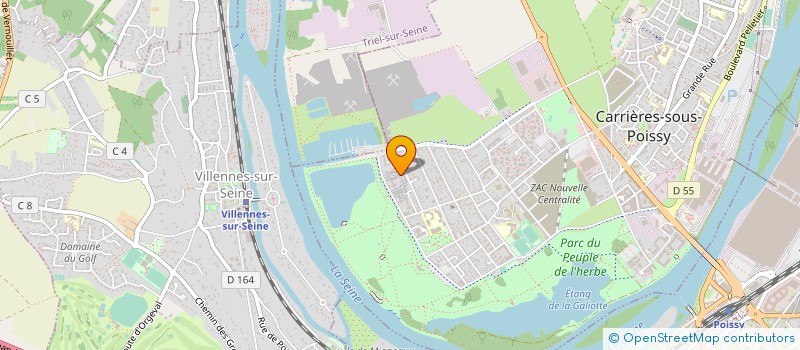 localisation de l'entreprise 831 685 102   CARRIERES-SOUS-POISSY