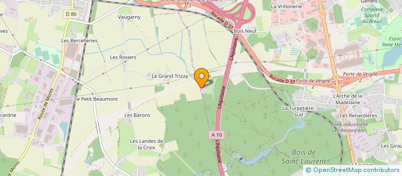 localisation de l'entreprise 831 686 977   CHAMBRAY-LES-TOURS