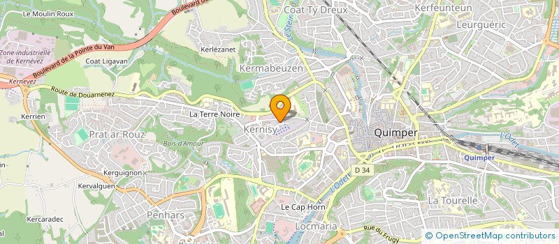 localisation de l'entreprise 831 692 678  à QUIMPER