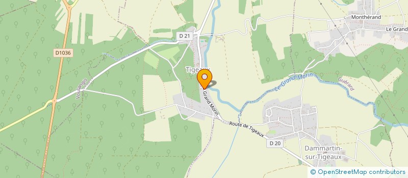 localisation de l'entreprise 831 704 457 à TIGEAUX