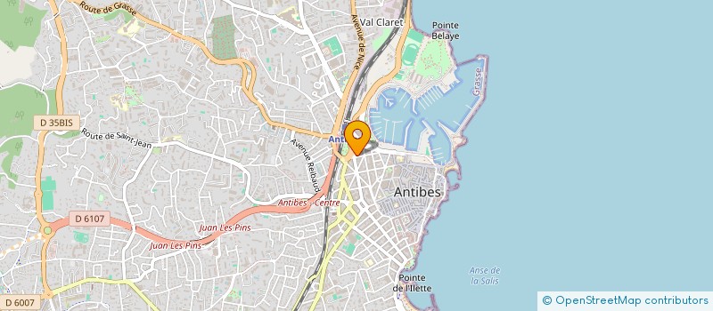 localisation de l'entreprise 831 705 264 à ANTIBES