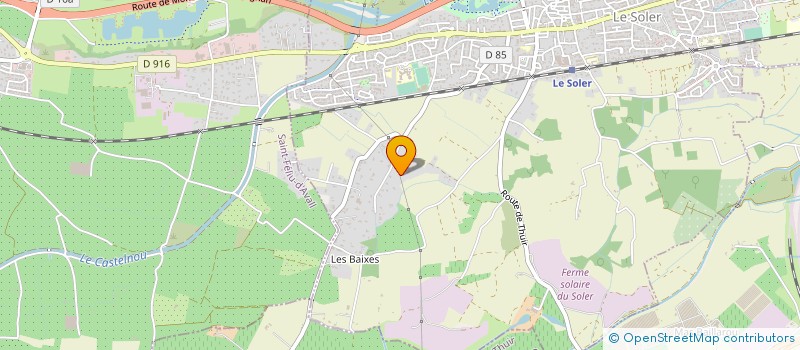 localisation de l'entreprise 831 709 381   LE SOLER