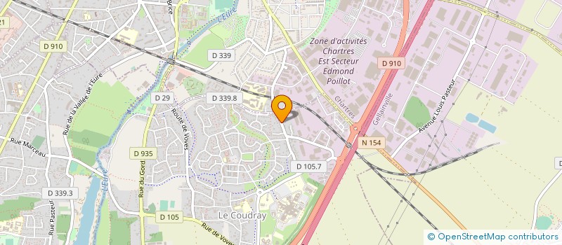 localisation de l'entreprise 831 712 476 à LE COUDRAY