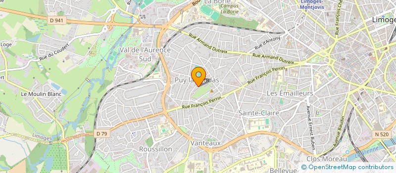 localisation de l'entreprise 831 733 332 à LIMOGES
