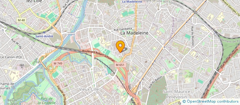 localisation de l'entreprise 831 742 663  à LA MADELEINE