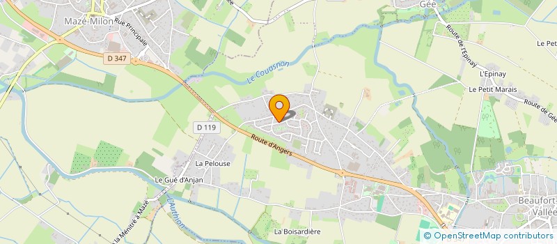 localisation de l'entreprise 831 770 714   BEAUFORT-EN-ANJOU