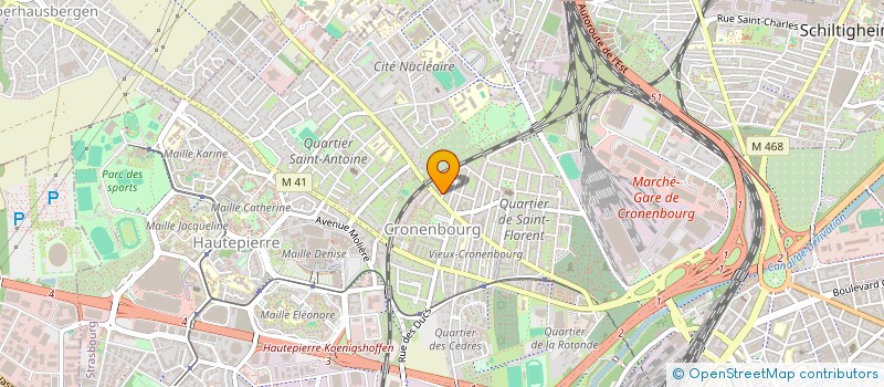 localisation de l'entreprise 831 774 500 à STRASBOURG