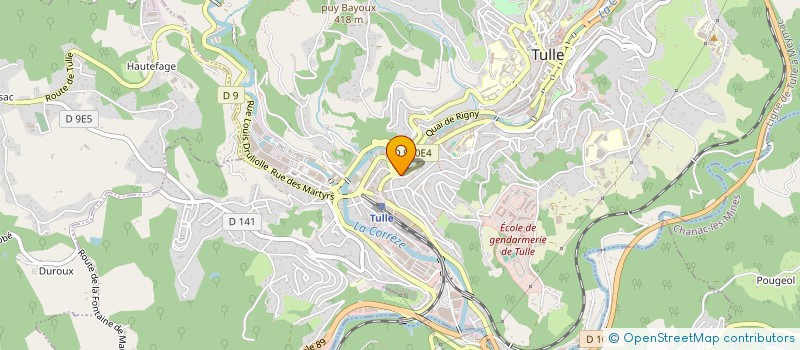 localisation de l'entreprise 831 784 269   TULLE