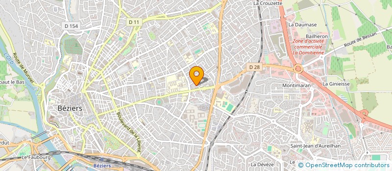 localisation de l'entreprise 831 828 264   BEZIERS