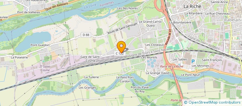 localisation de l'entreprise 831 833 165 à PARCAY SUR VIENNE