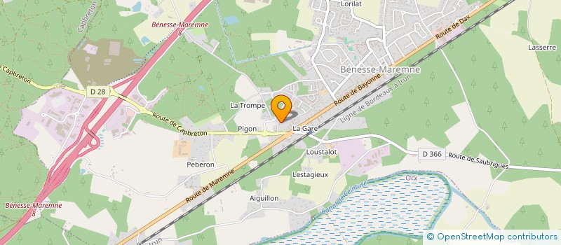 localisation de l'entreprise 831 834 221   BENESSE-MAREMNE