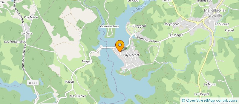 localisation de l'entreprise 831 851 043   MARCILLAC-LA-CROISILLE