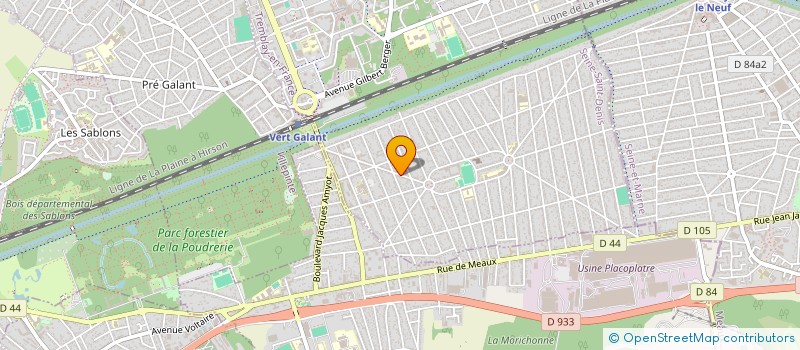 localisation de l'entreprise 831 870 373 à SEVRAN