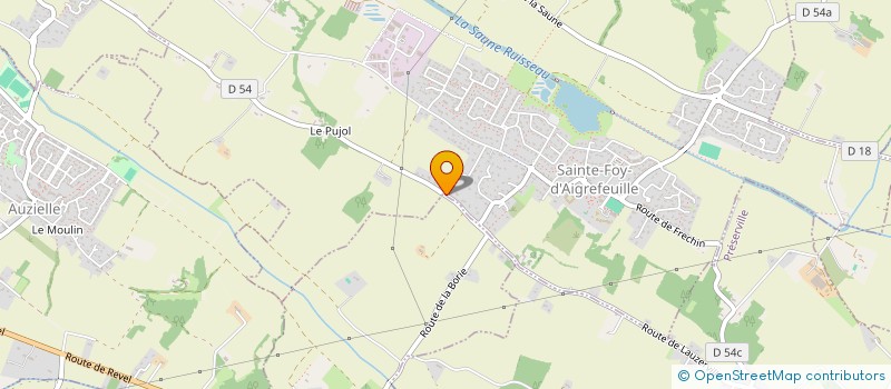 localisation de l'entreprise 831 886 536   SAINTE-FOY-D'AIGREFEUILLE