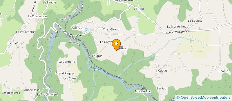 localisation de l'entreprise 831 896 725   SEVERAC D'AVEYRON